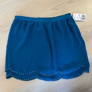 Blue Mini Skirt